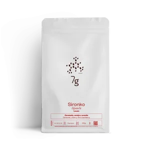 Café de especialidad Uganda Sironko Lavado en grano tostado por 7g Roaster